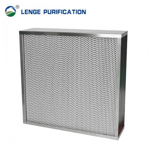 Quality Galvanized Iron F8 Separator Cleanroom F8 Hepa Filter With Aluminum Foil Spacer for sale
