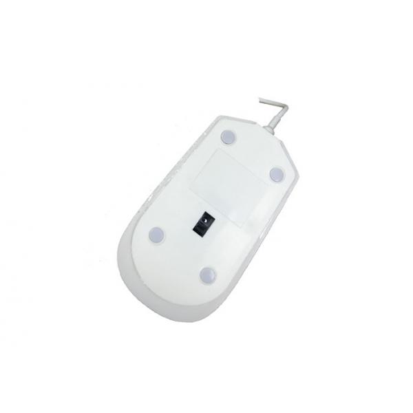 Quality USB2.0 White Optical Silicone Mouse IP68 EMC With Comfortable Shape for sale