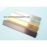 China Decorative Drywall Aluminum Corner Guards With Brushed Effect 1.5mm Thickness factory
