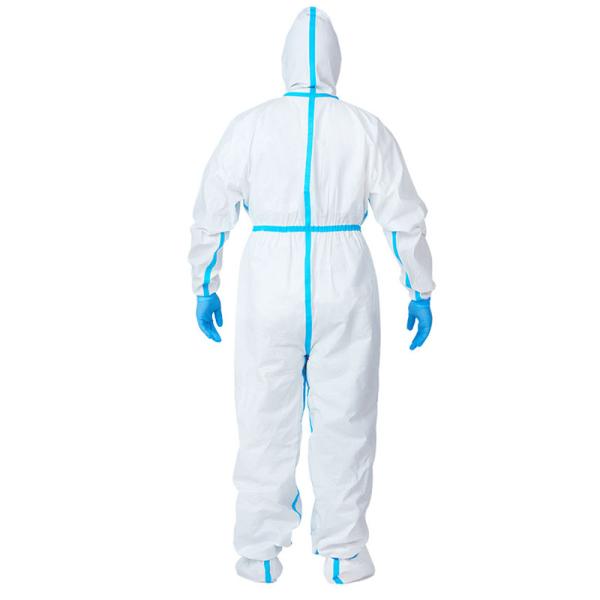 Quality EN14126  Against Blood Disposable Protection Clothing Medical Protective Coverall for sale