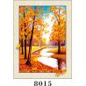 China Landscape Painting 3D Lenticular Pringting 5D Pictures With Frame 30X40CM For Home Decoration factory