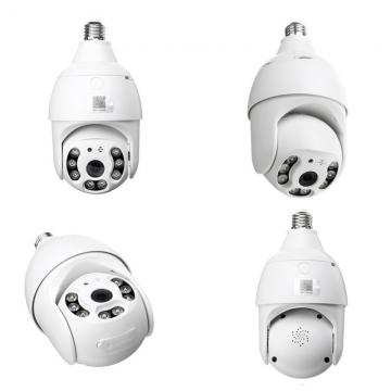 Quality 3MP Cctv Bulb Camera 360 Panoramic Tuya Smart CCTV Video Surveillance for sale