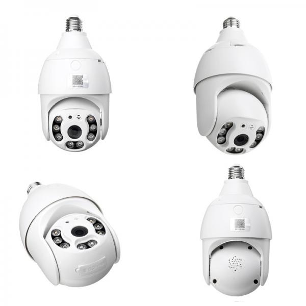 Quality 3MP Cctv Bulb Camera 360 Panoramic Tuya Smart CCTV Video Surveillance for sale