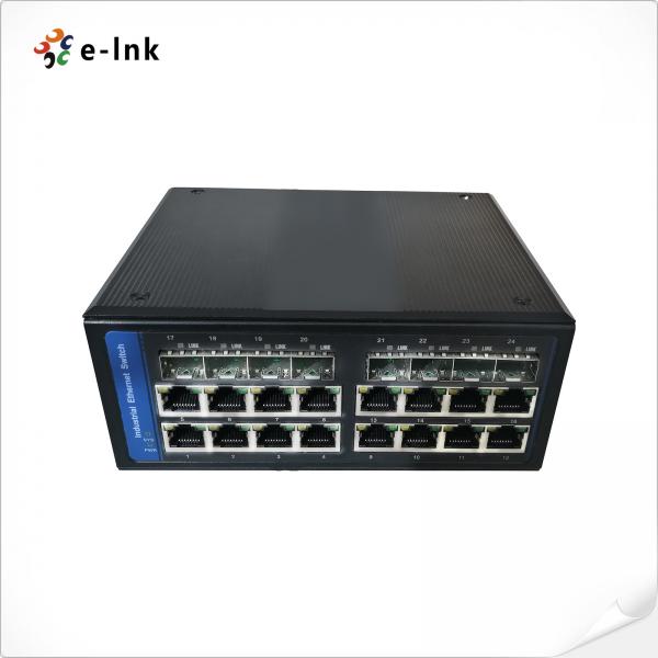 Quality Gigabit Industrial Network Switch POE managed hardened poe switch 8x100/1000M for sale