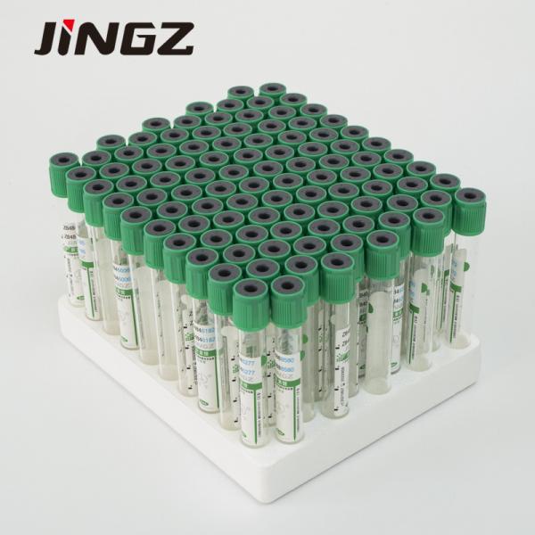 Quality Green Lithium Heparin Tube Blood Sampling Tube Vacuum Tube For Single Use for sale