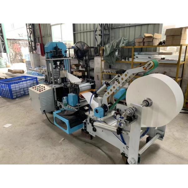 Quality 1/4 Folded Paper Napkin Making Machine Pneumatic Feeding Type Medium Speed 200 for sale