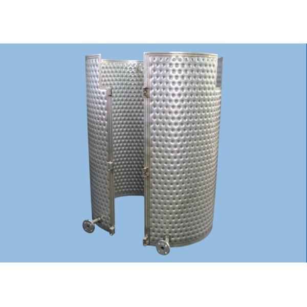 Quality Food Grade Ethanol Cooling 500L Dimple Jacketed Vessel for sale