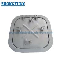 China CB/T 3728 Type D Flush Weathertight Small Hatch Cover With Dogs Marine Outfitting factory