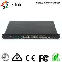 China 24 Port SFP Combo Industrial Ethernet POE Switch Gigabit Poe Web Smart Managed factory