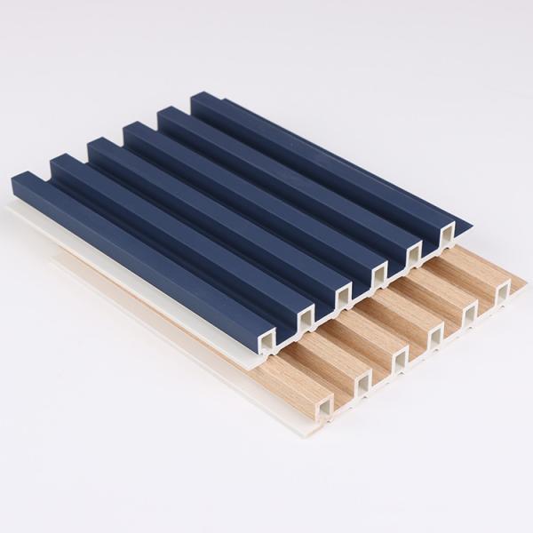 Quality Grooved PVC Wood Plastic Composite Decking Boards 8mm for sale