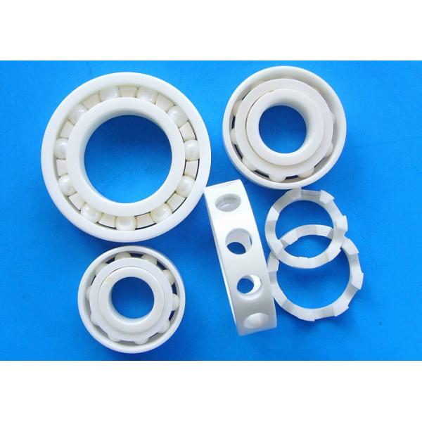 Quality Corrosion Resistance Ceramic Plain Bearings ZrO2 Material Ceramic Cage for sale