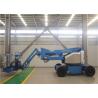 China Electric Articulating Boom Lift , Trailer Mounted Boom Lift 12-30m 230kg Load factory
