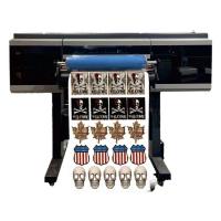 Quality All In One 2In1 3 XP600 PrintHead Uv Dtf Film 30cm Roll Printer for for wooden for sale