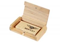 China Customzed Logo Samll Wood Gift Boxes For 8G 16G Wood USB Flash Drive factory