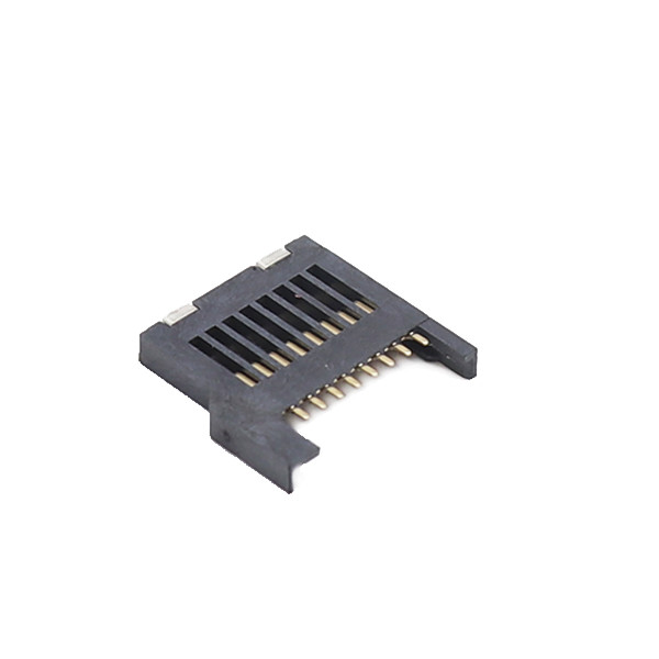 Quality T Flash SMT Micro SD Memory Card Connectors 8 pin With Full Plastic Shell for sale