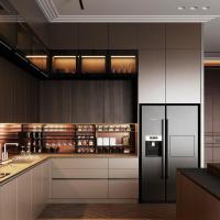 China Manufacturing Modern European Style Cupboard Lacquer Modular Kitchen Cabinets factory