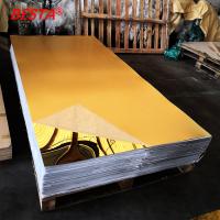 China Wear Resistance Acrylic Silver Mirror Sheet 2mm Gold Metallic Acrylic Sheet factory