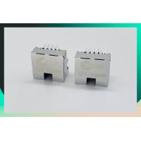 Quality REACH RJ45 Ethernet Jack DIP Type Connector With LED 8P8C Offset Type With Clips for sale