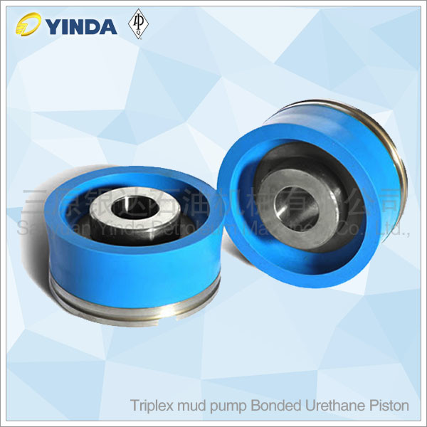 Quality Triplex Mud Pump Piston Bonded Urethane Piston With PU Rubber Conveying Mud Flushing Fluids for sale