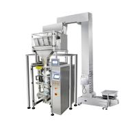 China Almond Pistachio Cashew VFFS pouch packaging machine 1000g 4 hoppers Linear Scale Vertical Form Fill And Seal Machine for sale