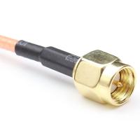 China 15cm Length Coaxial Pigtail Cable CRC9 to MMCX Cable RF Cable with SMA Female Connector for sale