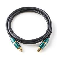China Toslink Digital Optic Cable PVC Plated Gold Spdif Connector for Soundbar TV Player 3 Color 1M factory