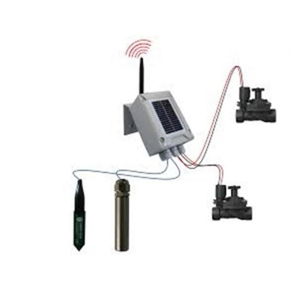 Quality Solar Panel Wireless Irrigation System 2 Station Latching / Field Valve Controller for sale