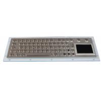 Quality Ruggedized 67 Keys Real Panel Mounted Keyboard , 304 Metal Stainless Steel for sale