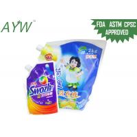 China Resealable Liquid Storage Bags 500ml Glossy Finish For Travel Laundry Detergent factory