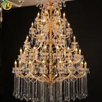 China E14 Crystal Candle Chandelier Lobby Indoor Hotel Custom factory