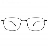 China TF3344 Rectangle Titanium Optical Frame Silver Comfortable Eyewear For Better Vision factory