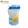 China Detergent Plastic Liquid Pouch Packaging , Food Grade Stand Up Pouch With Spout factory