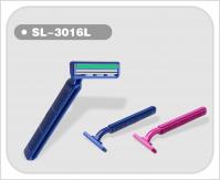 China Plastic Handle Twin Blade Disposable Razor 5 pcs/bag Hot Sell (SL-3016L) factory