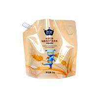 China Special Shape Stand Up Spout Pouch , Plastic Liquid Pouch With Spout 100ml 200ml factory