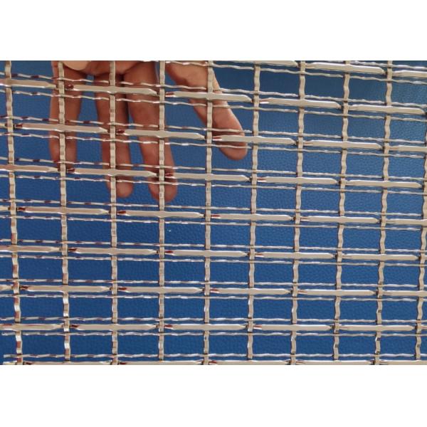 Quality Velp Antique Brass Architectural Metal Mesh SS316 Crimped Wire Mesh for sale