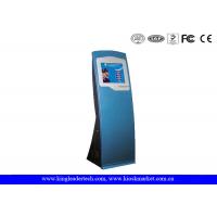 China Sleek Interactive SAW Or IR Touch Screen Kiosk Stand For Government Building factory