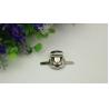 China Gold lock metal bag buckle button zinc alloy push lock for bags factory