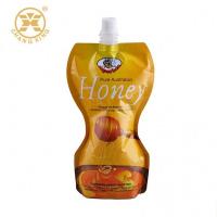 China Honey spout pouch Plastic Printed Laminated Packaging Liquids Juice puree packaging pouch with cap factory