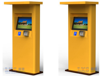 Quality Banks Bill Payment Kiosk All in One / Cash Payment Kiosk Support Magcard , IC Card for sale