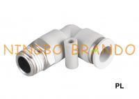 China PL Male 90 Degree Elbow Pneumatic Hose Fittings 1/8'' 1/4'' 3/8'' 1/2'' factory