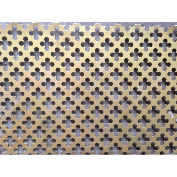 Quality 1.22x2.44m Stainless Steel Perforated Metal Sheet Hexagonal Hole for sale