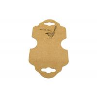 China Folded Personalized Hang Tags , Custom Printed Swing Tags For Earring factory