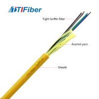 China GJPFJH Multicord Tight Buffer Single Mode Fibre Cable For Indoor factory