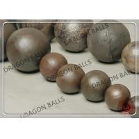 China B2 B3 60Mn C45 Steel Grinding Balls , Forged Grinding Steel Ball 20mm - 150mm for sale