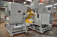 China Mitsubishi Servo Motor Safety PLC Sheet Metal Straightener Machine For Air Conditioning Parts factory