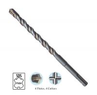 China Sandblasted SDS MAX Hammer Drill Bit for Concrete Cross Tipped factory