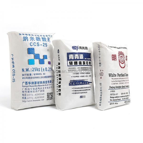 Quality 25KG 40KG 50KG Woven PP Valve Bag Ad Star Cement Sack Bag ISO14001 for sale