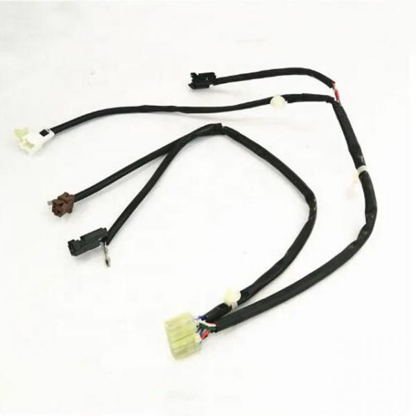 Quality Custom Motorcycle Wiring Harness , Black Automotive Cable Harness 12V 24V for sale