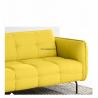 China Itailian style furniture design modern fabric home sofa with metal legs factory