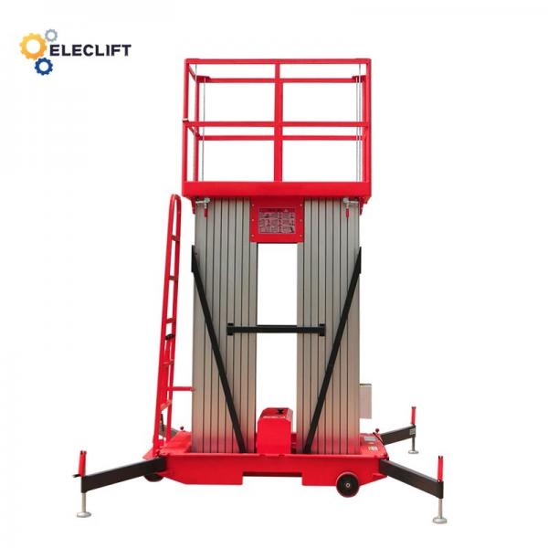 Quality 8m/Min Aluminium Lift Platform Manual Single Man Lift 1.5kw for sale